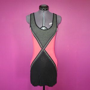 Lipsy London Colourblock Bodycon Tunic Dress With Zipper Detailing